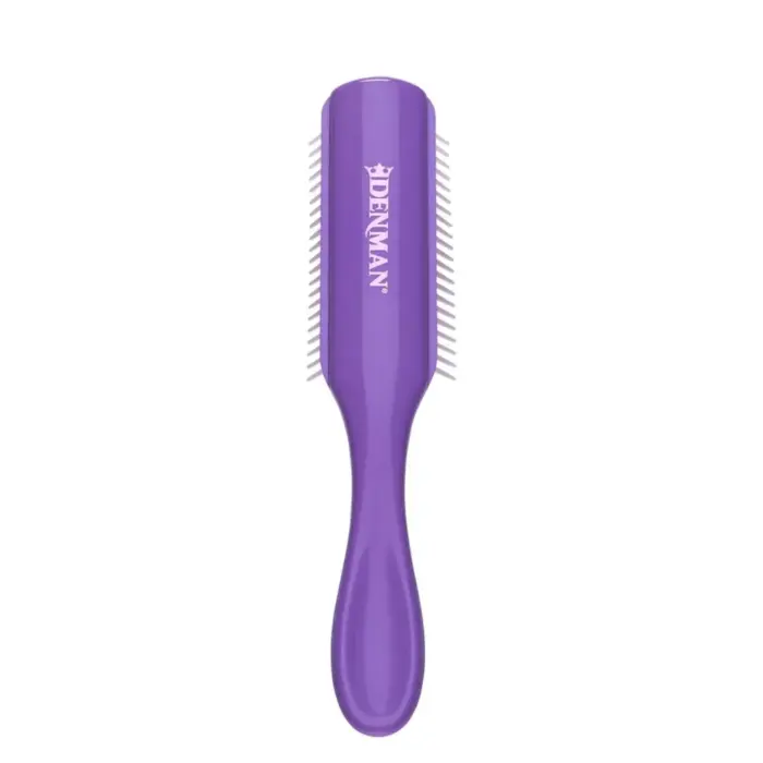 Denman Cepillo D3 Styler Violeta 7 Hileras — frontal