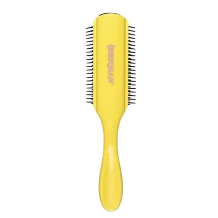 Denman Cepillo D4 Styler Amarillo Honolulu 9 Hileras — frontal