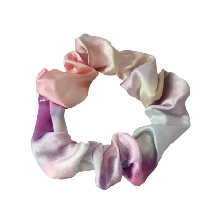 Soulta Scrunchie de Satén Multicolor — frontal