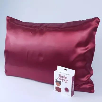 Soulta Funda de Almohada Burdeos — frontal