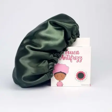 Soulta Gorro de Satén Verde Oliva — frontal