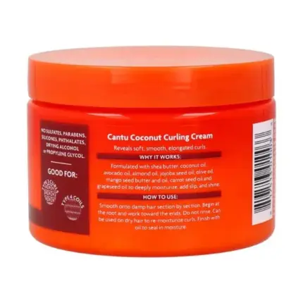 Cantu For Natural Hair Coconut Curling Cream 340g — frontal