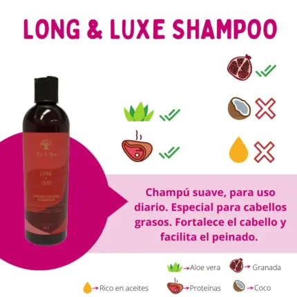 AS I AM Long and Luxe Strengthening Shampoo 355ml — frontal