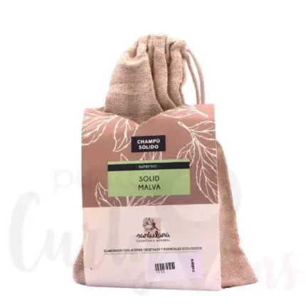 Santulana Champú «SOLID MALVA» 90g — frontal