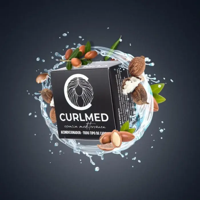 CurlMed Acondicionador Sólido 50g — lateral