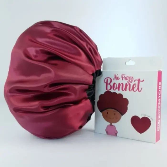 Soulta Gorro de Satén Burdeo — lateral