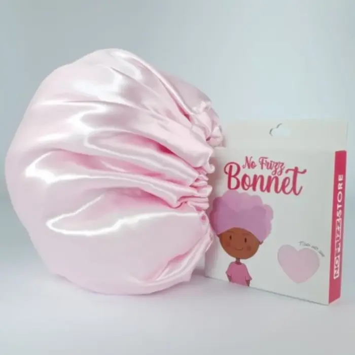 Soulta Gorro de Satén Rosa Pastel — lateral