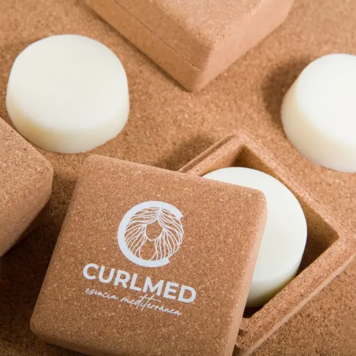 CurlMed Jabonera de Corcho — lateral