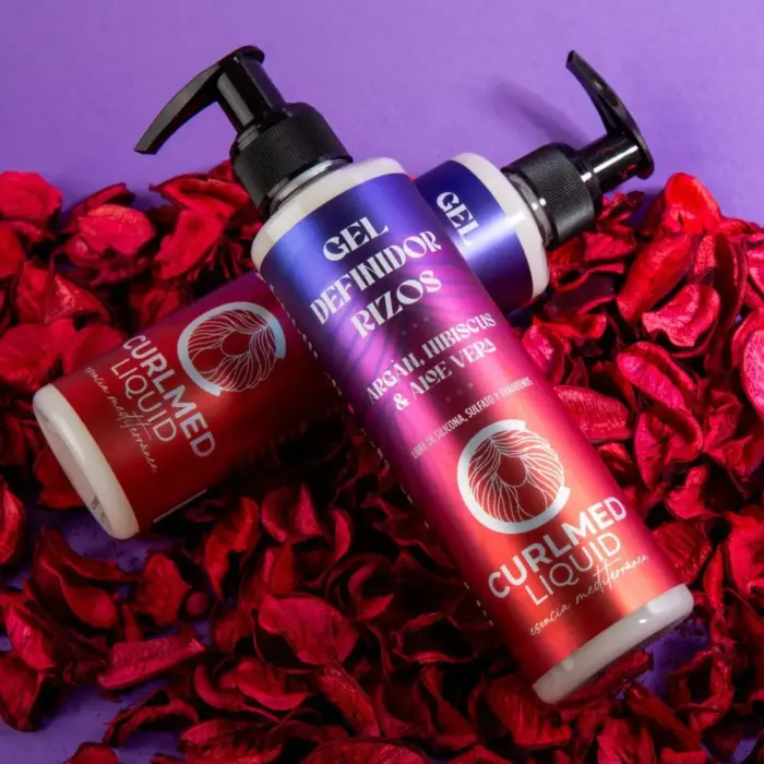 CurlMed Liquid Gel Definidor Rizos 200ml — detalle