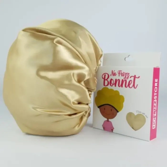Soulta Gorro de Satén Dorado — detalle