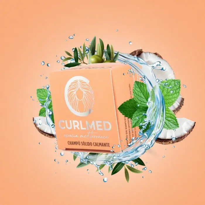 CurlMed Champú Sólido Calmante 80g — ingredientes