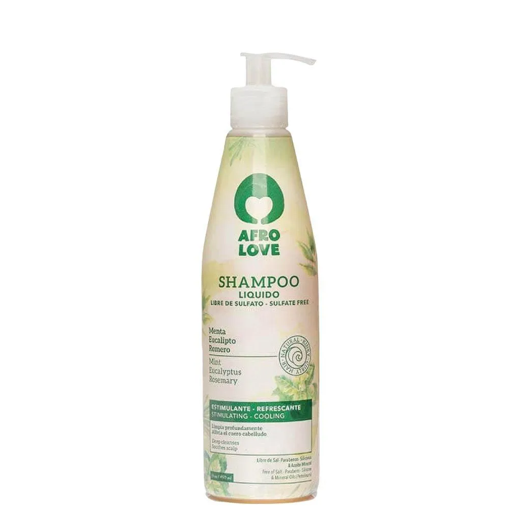 Afro Love Shampoo Menta Romero 450ml Afro Love Shampoo Menta Romero 450ml