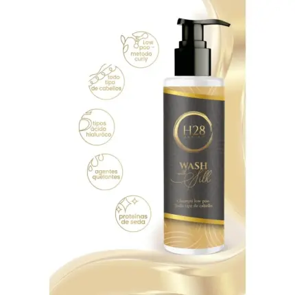 H28 and Co Champú Low Poo Wash With Silk 250ml - 1