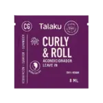 Muestra Curly Friendly Acondicionador + Leave-in Curly y Roll Talaku 8ml