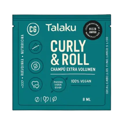 Muestra Curly Friendly Champú Extra Volumen Curly Friendly Talaku 8ml